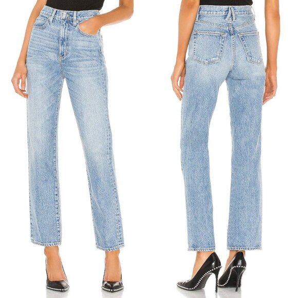 SLVRLAKE High Rise Straight Jeans - Picture 1 of 8